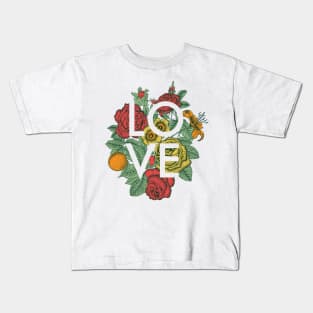 Love Flowers Kids T-Shirt